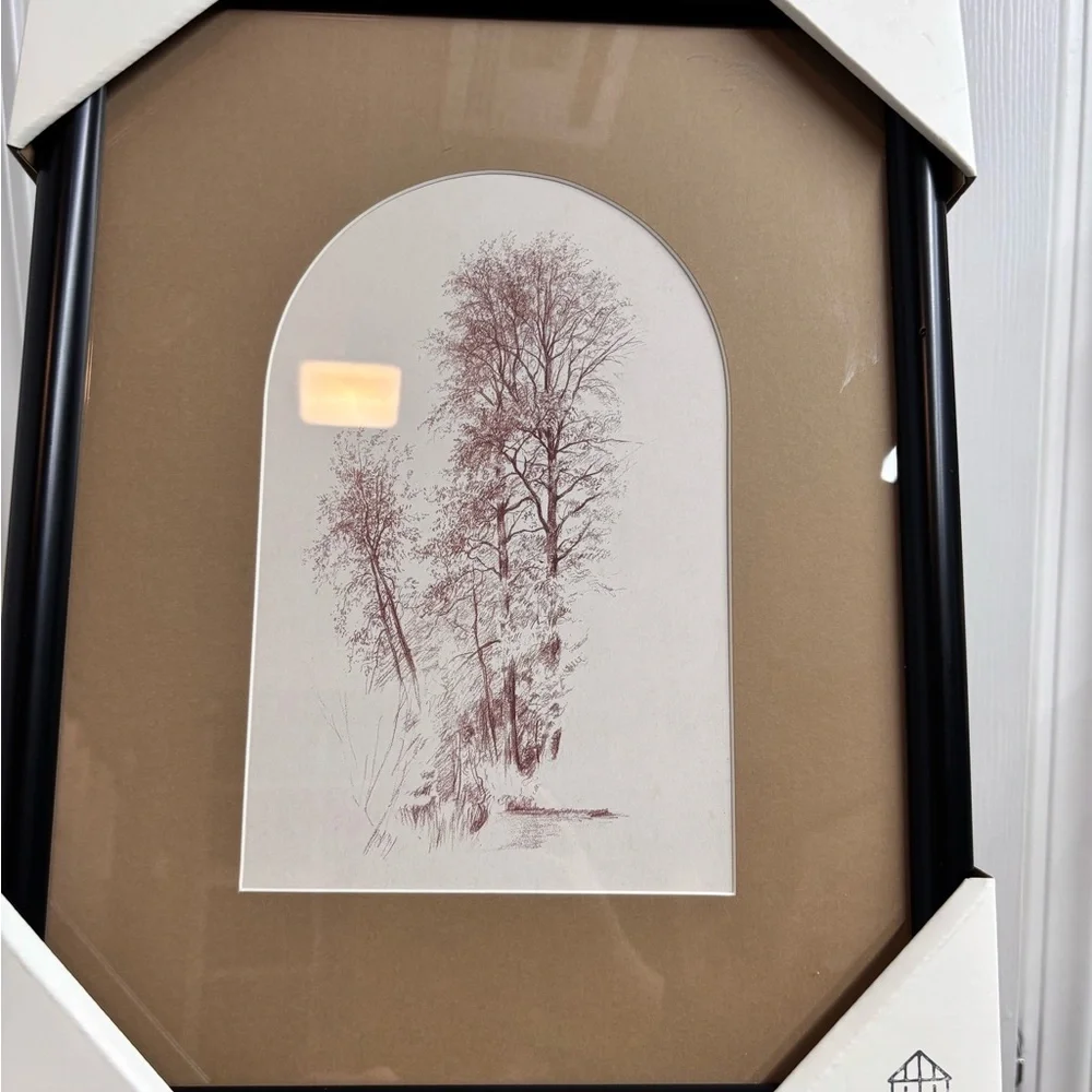 Hearth & Hand Magnolia 11x14 Sepia Tree Framed Wall Art - Fall 2024 - Picture 3 of 6